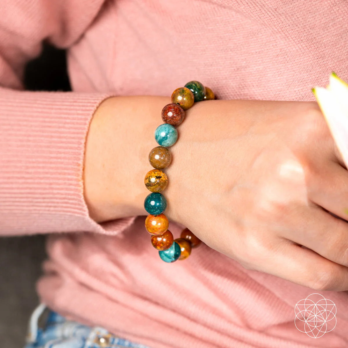 Ocean Jasper Bracelet (Multi color)
