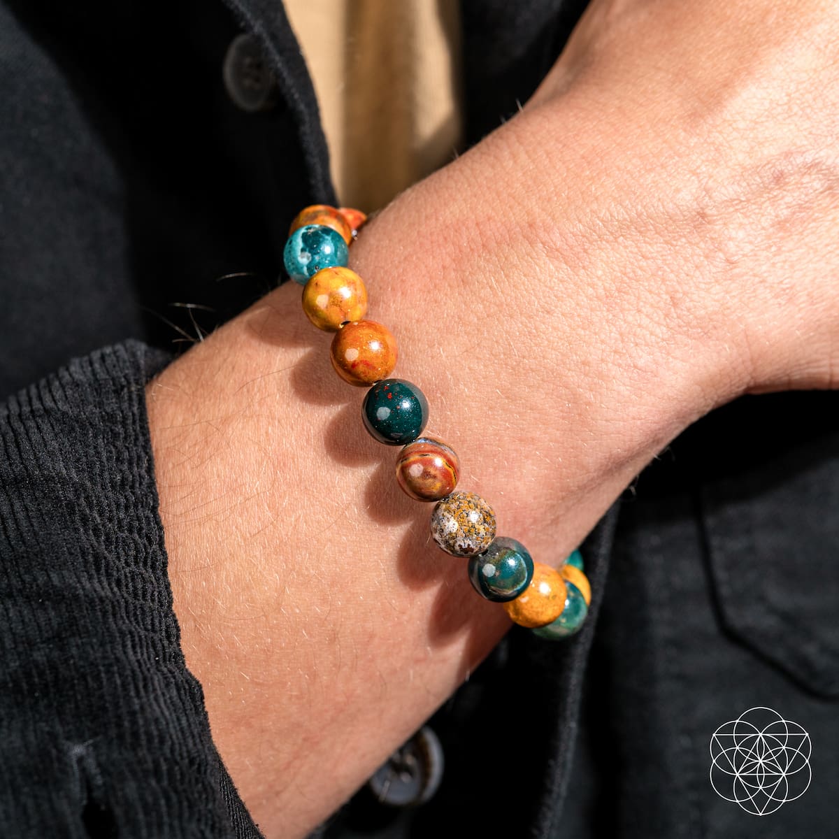 Ocean Jasper Bracelet (Multi color)