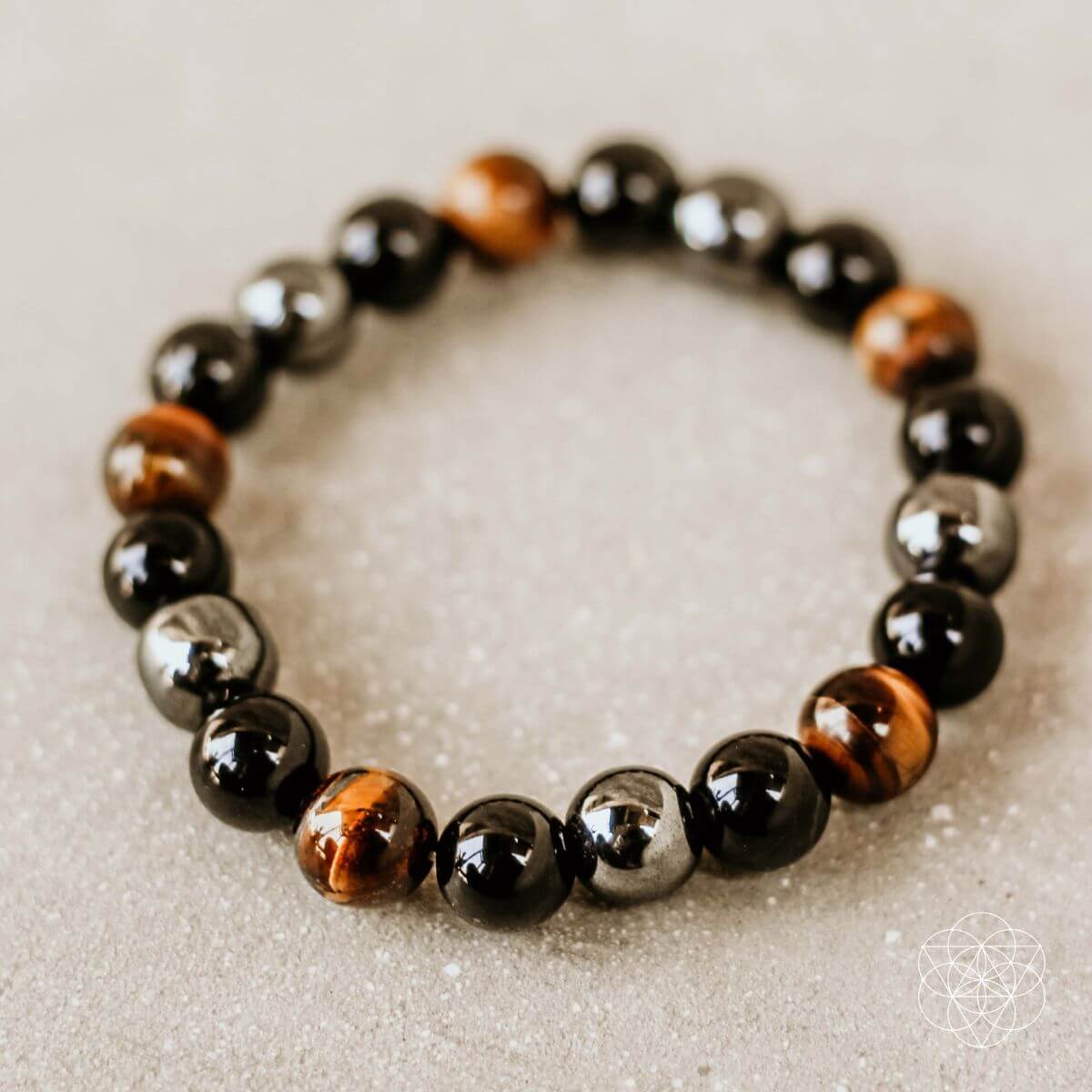 (Tiger Eye) The Triple Protection Bracelet