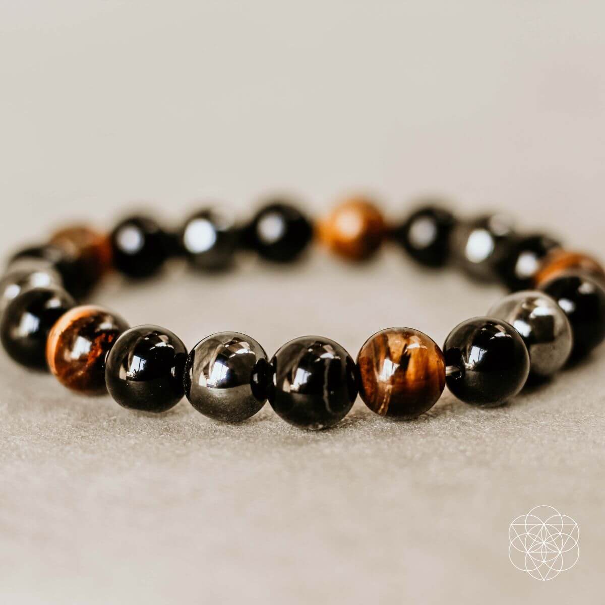(Tiger Eye) The Triple Protection Bracelet
