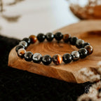 (Tiger Eye) The Triple Protection Bracelet