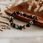 (Tiger Eye) The Triple Protection Bracelet